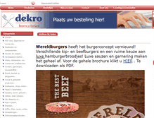Tablet Screenshot of dekro.nl
